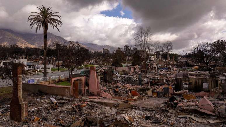 Em fevereiro, um rio atmosférico varreu o sul da Califórnia (EUA), já atingido pelo fogo