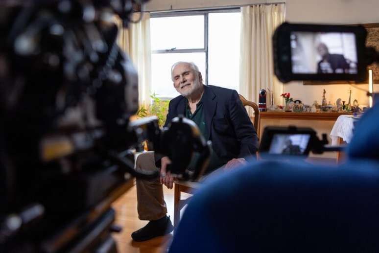 Francisco Cuoco no programa 'Tributo', da Globo, em sua homenagem