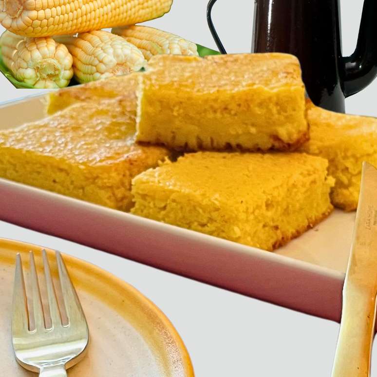 BOLO DE MILHO SEM FARINHA NO LIQUIDIFICADOR