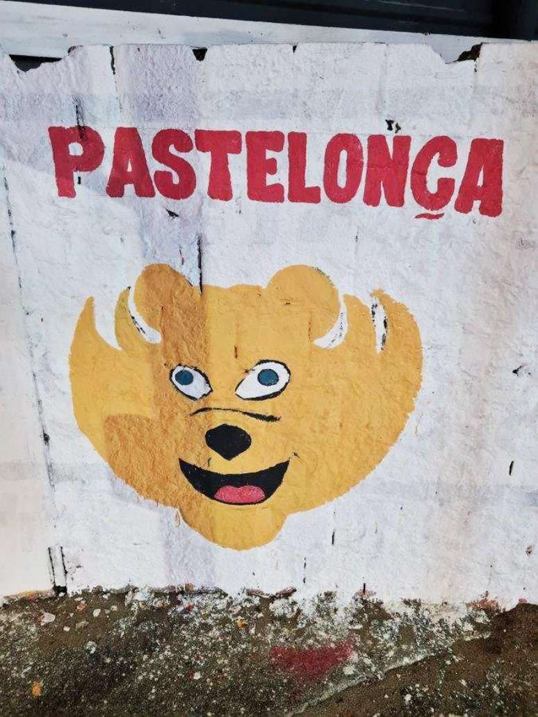 Um pastel ou uma onça? Fica o mistério nessa pintura registrada em Vila Velha (ES)