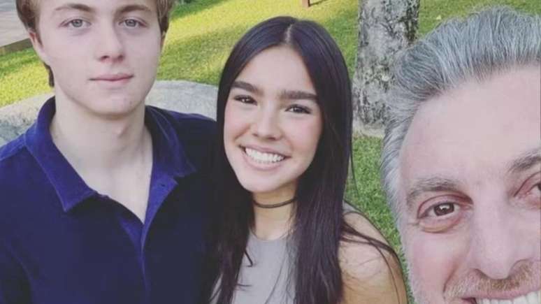 Benício Huck, Duda Guerra e Luciano Huck