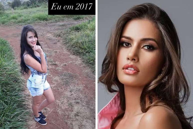 Veja o antes e depois de Calita Franciele
