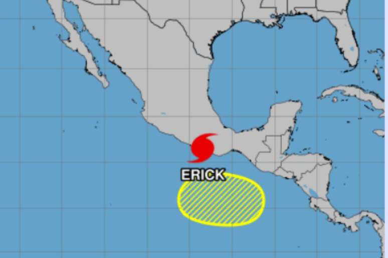 Furacão Erick de categoria 3 atinge o México com ventos de mais de 200 km/h