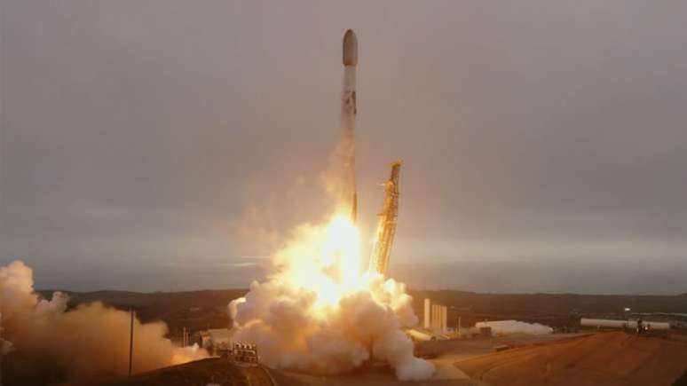 Foguete da SpaceX (Foto: Reprodução/SpaceX)