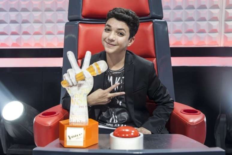 O jovem cantor diz que a Globo o apoio após a vitória na competição musical