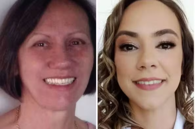 Leane Hermann e sua filha, Leise Parizotto, médica da rede municipal de Blumenau (SC)