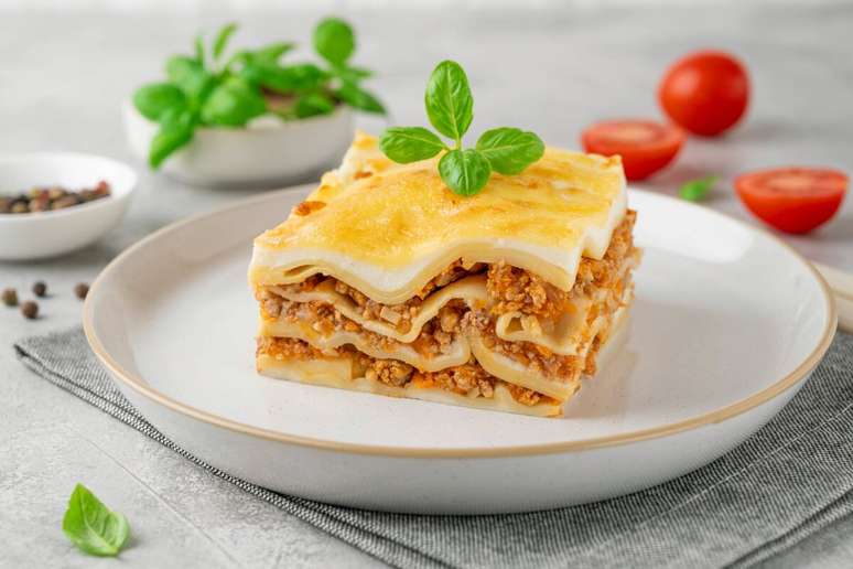 Lasanha à bolonhesa