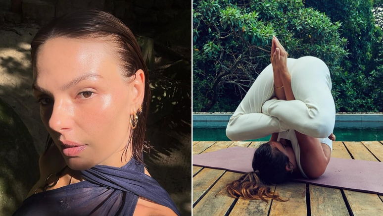 Isis Valverde publishes records that make yoga poses and impress the web; Check