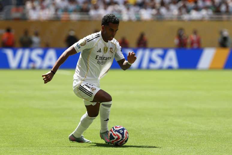 Rodrygo (Real Madrid) durante jogo contra o Al Hilal, no dia 18.06.2025