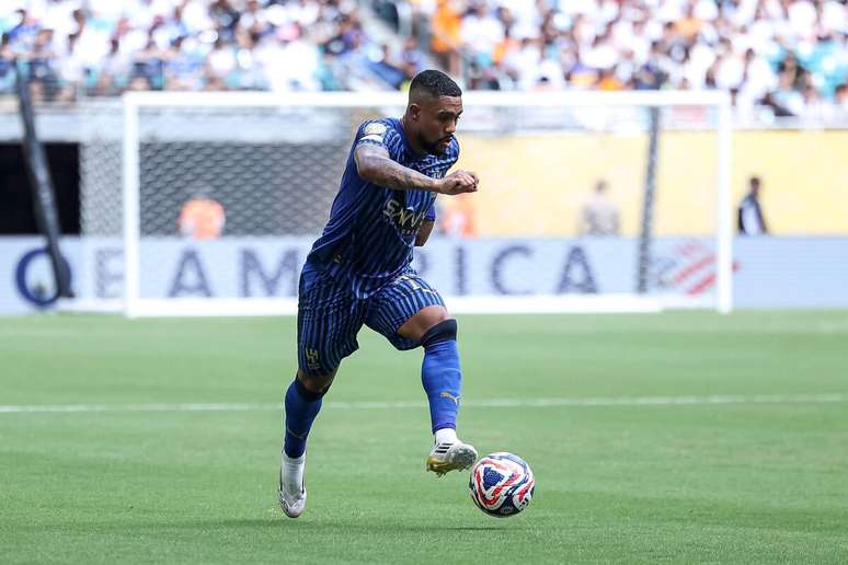 Malcom (Al Hilal) durante jogo contra o Real Madrid, no dia 18.06.2025 