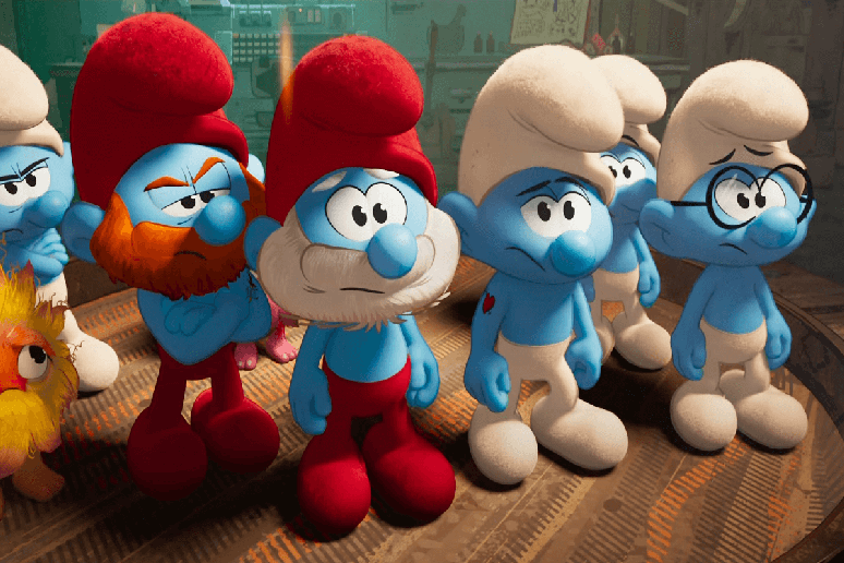 Em “Smurfs”, Smurfette e seu amigos correm contra o tempo para salvar o Papai Smurf 
