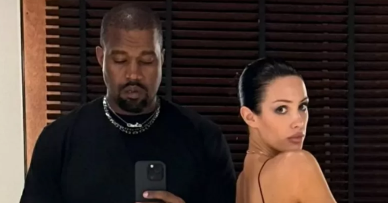 Kanye West e sua esposa