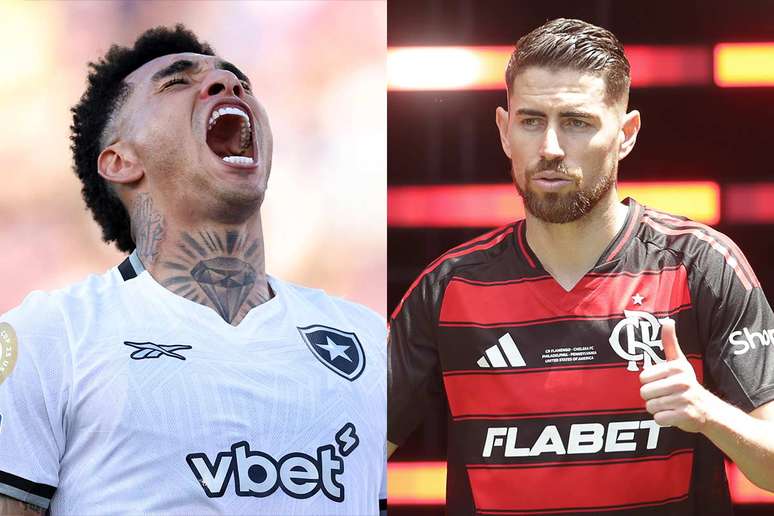 Igor Jesus e Jorginho &ndash;