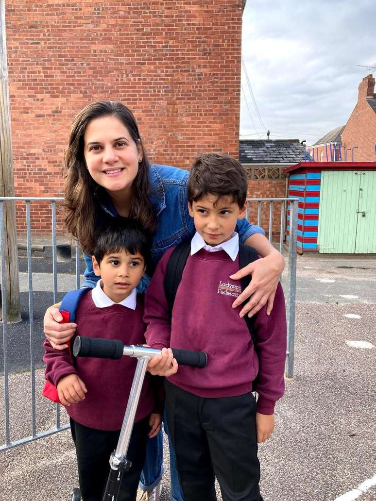 Ana tem a guarda dos filhos compartilhada com o ex-marido