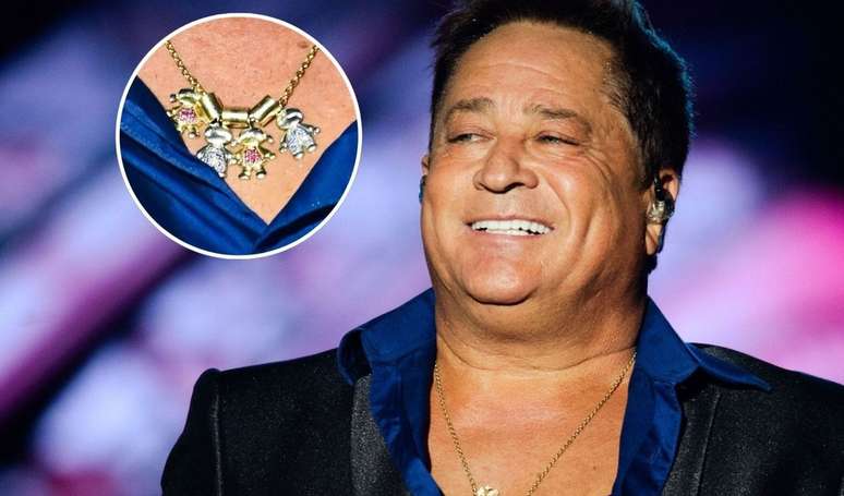 Leonardo rouba a cena com colar de ouro e rubis em simbolismo especial durante show de São João. Saiba preço!.