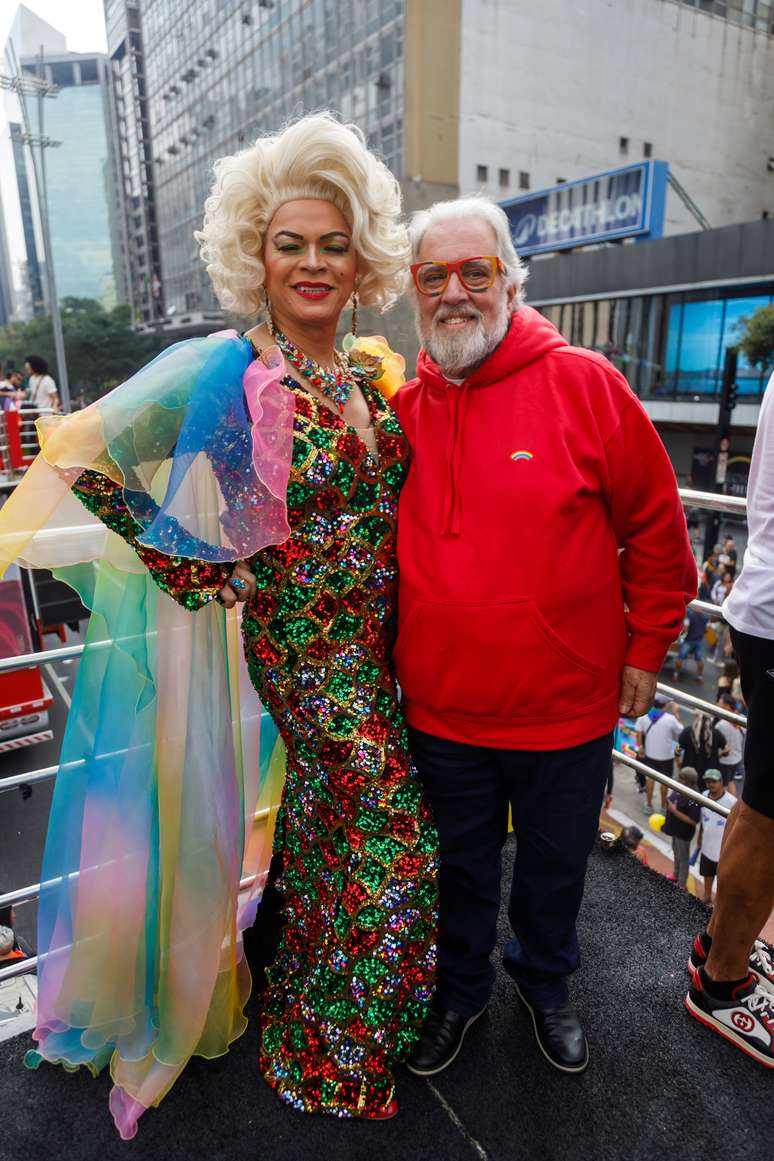 Salete Campari e Leão Lobo 
