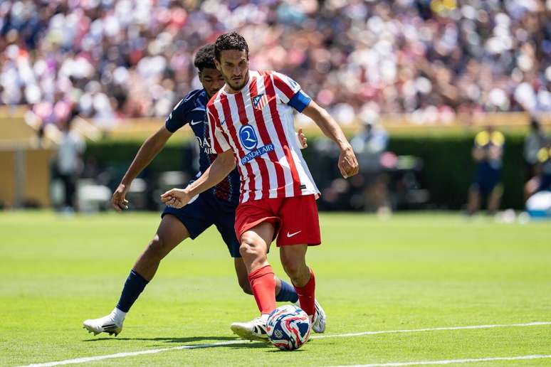 Koke (Atlético de Madrid) durante jogo contra o PSG, no dia 15.06.2025 