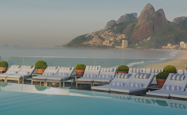 Hotel Fasano swimming pool with visa for ipanema beach ipanema Hotel Fasano swimming pool with visa for ipanema beach ipanema