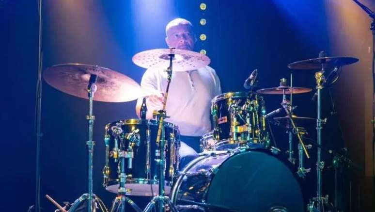Baterista Lionel Duke, 58 anos, da banda The Christians