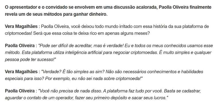 Imagem de Paolla Oliveira é usada em golpe financeiro