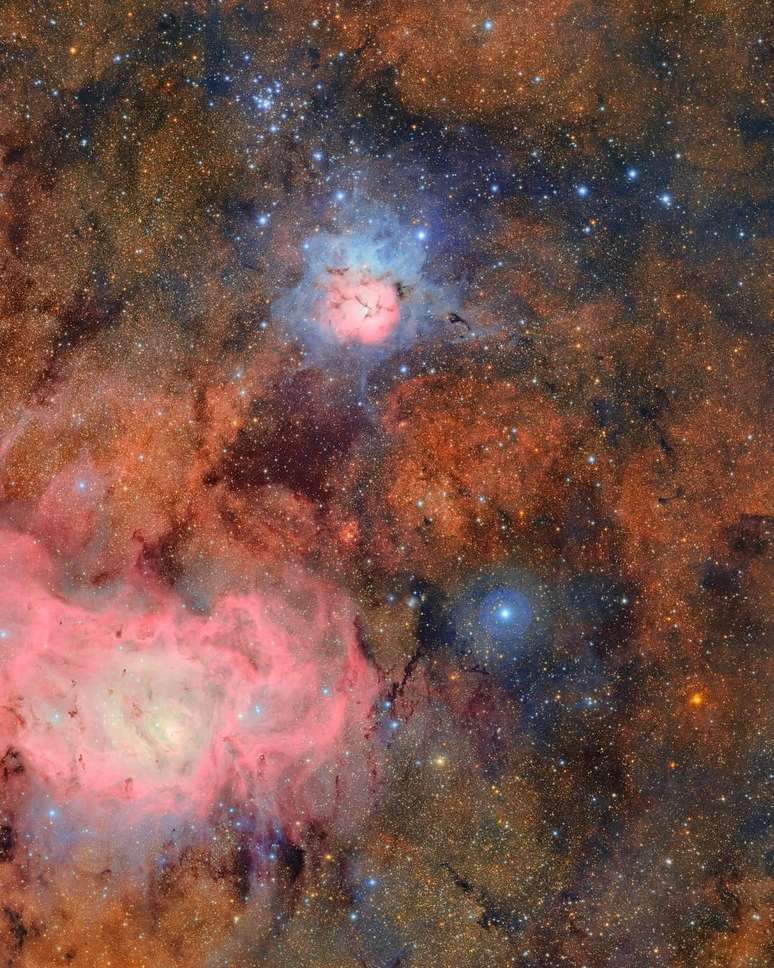 Primeiras imagens geradas pelo supertelescópio do projeto LSST, no Observatório Vera C. Rubin, no Chile. 