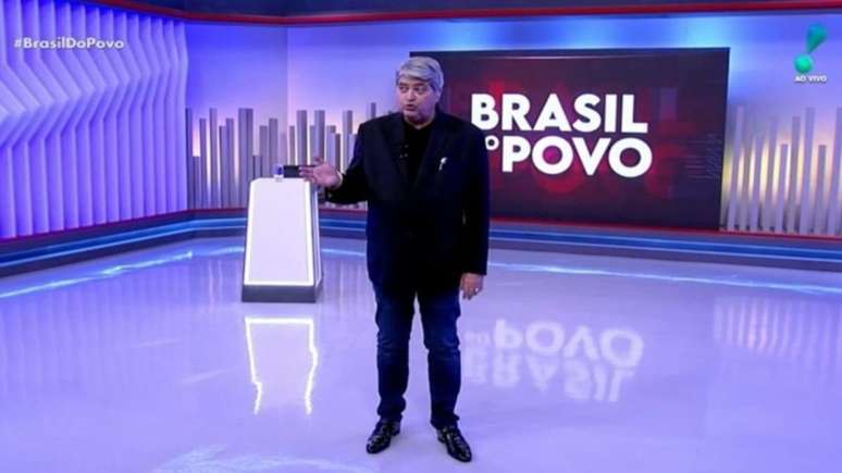 Datena, apresentador do 'Brasil do Povo'