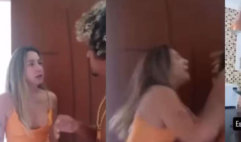 Novo vídeo de MC Estudante e ex-namorada mostra agressão ao famoso; suposta disfunção erétil e garotas de programa teriam motivado discussão.