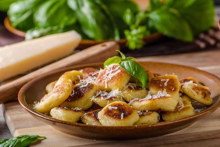 Grilled sweet potato gnocchi Grilled sweet potato gnocchi