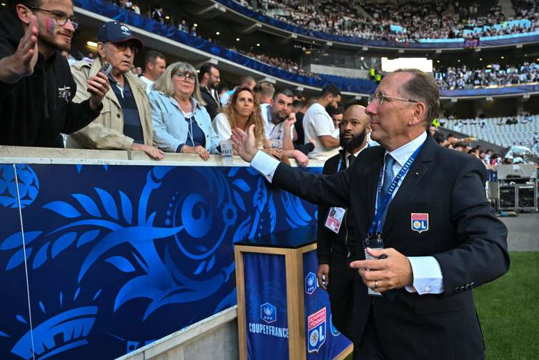 John Textor em jogo do Lyon