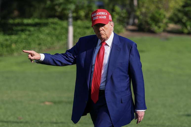 O presidente dos Estados Unidos, Donald Trump