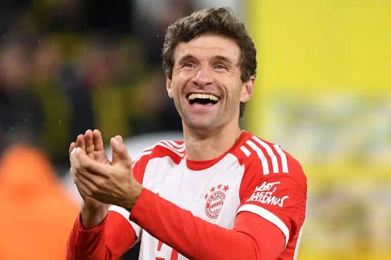 Thomas Muller em ação pelo Bayern de Munique