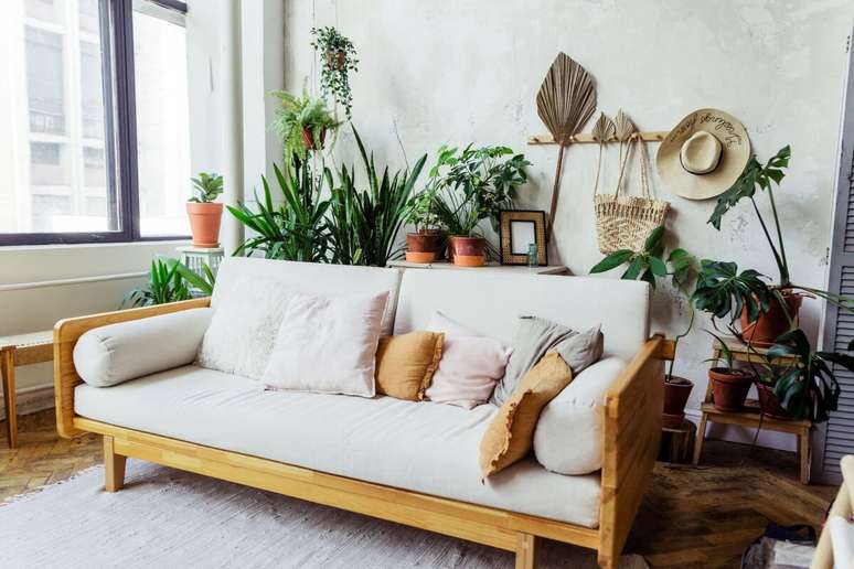 The natural elements in the decoration contribute to well -being The natural elements in the decoration contribute to well -being