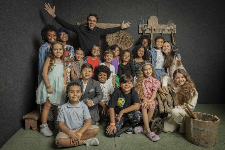 Workshop da novela &Ecirc;ta Mundo Melhor &ndash; Sergio Guiz&eacute;, Larissa Manoela e elenco infantil.