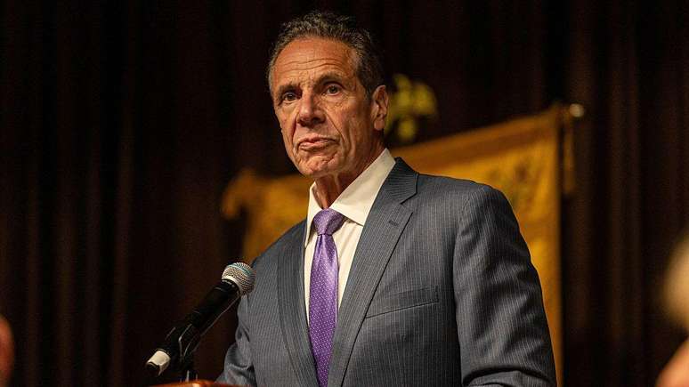 Andrew Cuomo era governador de Nova York, mas renunciou ap&oacute;s um esc&acirc;ndalo
