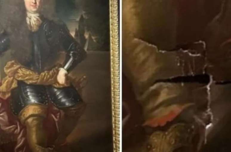 Arte foi danificada no &uacute;ltimo s&aacute;bado, 21