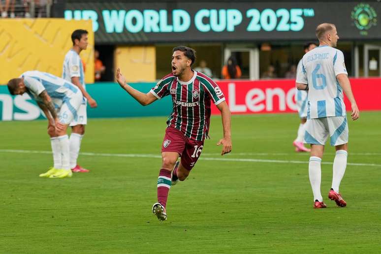 Nonato (Fluminense) celebrando seu gol contra o Ulsan HD, no dia 21.06.2025 