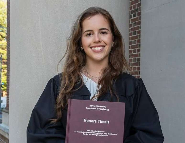 Brasileira Sarah Borges se formou em Psicologia na Universidade de Harvard