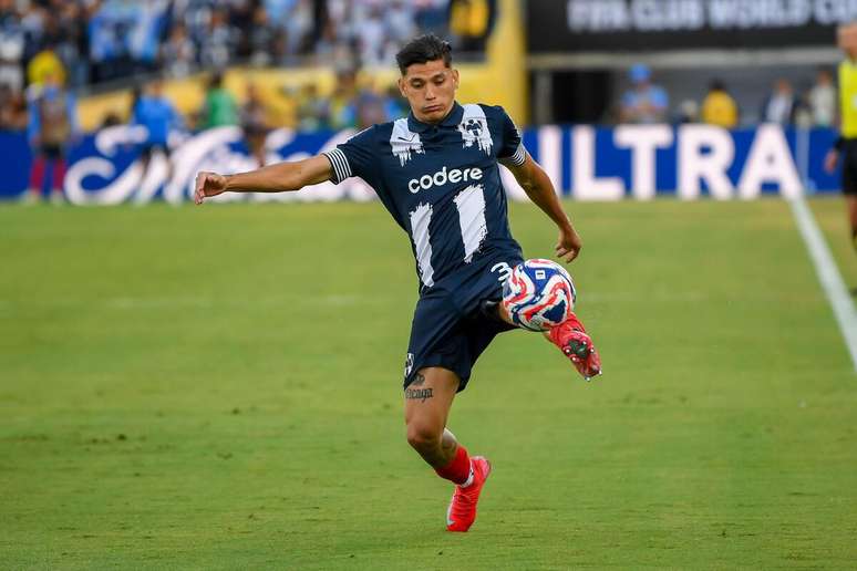 Gerardo Arteaga (Monterrey) durante jogo contra o River Plate, no dia 21.06.2025 