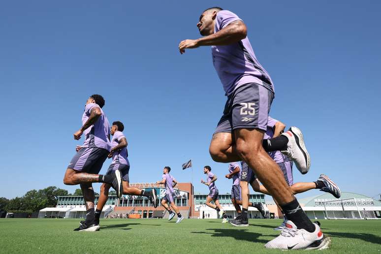 Treino do Botafogo na Filed&eacute;lfia 