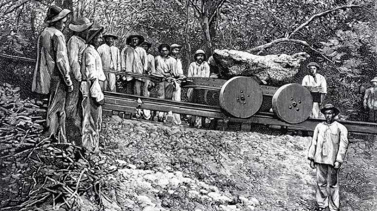 19 వ శతాబ్దపు ఇలస్ట్రేషన్ బాహియా లోపలి భాగంలో బెండెగా యొక్క రవాణాను చిత్రీకరిస్తుంది
