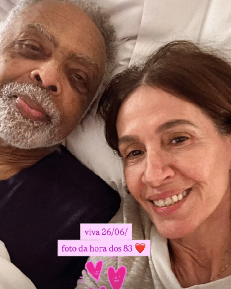 గిల్బెర్టో గిల్ మరియు అతని భార్య ఫ్లోరా గిల్