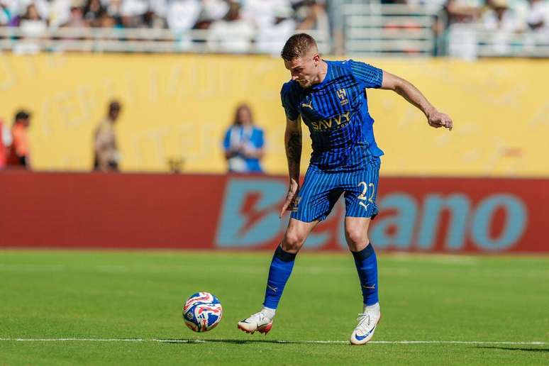 Sergej Milinkovic (Al-Hilal) durante jogo contra o Real Madrid, no dia 18.06.2025  