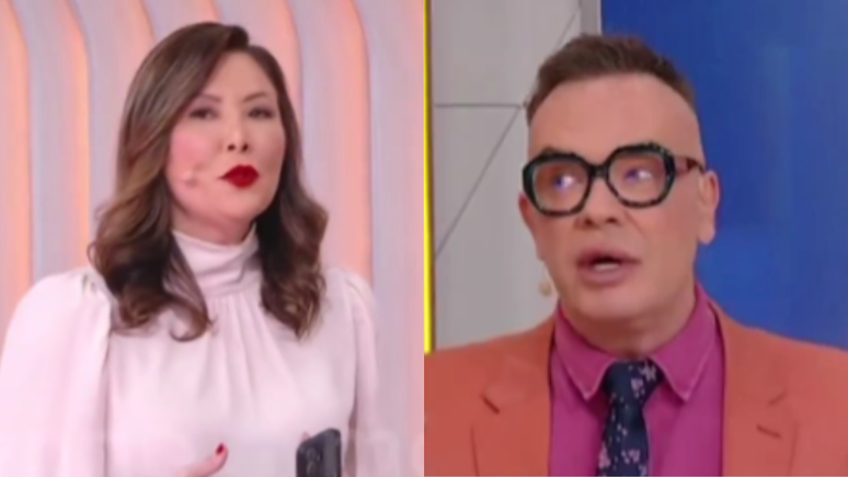 Delegada discute com Felipeh Campos em programa ao vivo no SBT