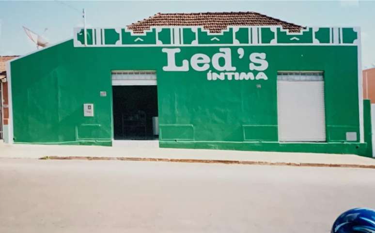 Fachada da Led´s Íntima em Rubiataba (GO). Modelo de franquia está espalhando a marca para outros estados, além de Goiás.