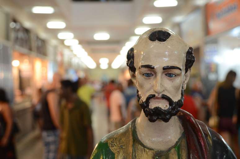 Homenagem ao santo no Mercado de Peixes S&atilde;o Pedro, em Niter&oacute;i