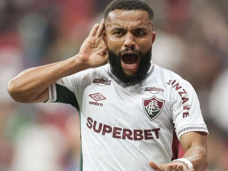 Samuel Xavier em atuação pelo Fluminense (Foto: Divulgação/FFC/Instagram Samuel Xavier)