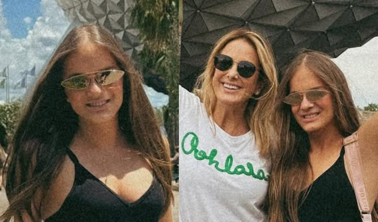 Rafaella Justus chooses a comfortable appearance glued to her body in an international walk with her mother, Tician Pinheiro
