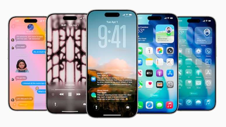 iPhone com o sistema operacional iOS 26