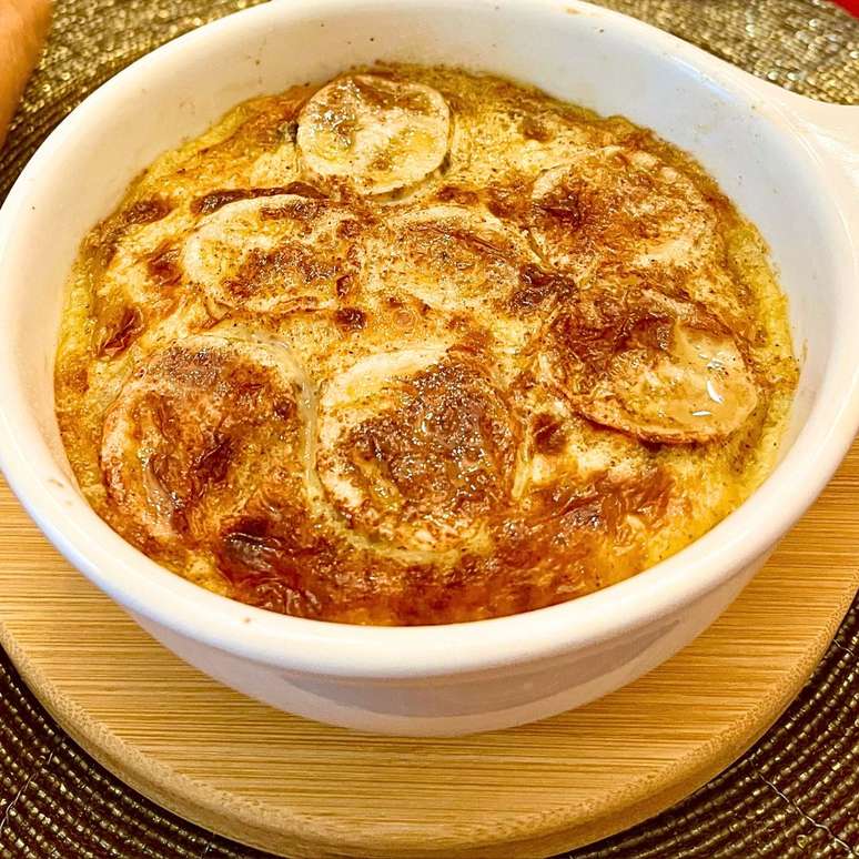 Banana Cremosa na Airfryer