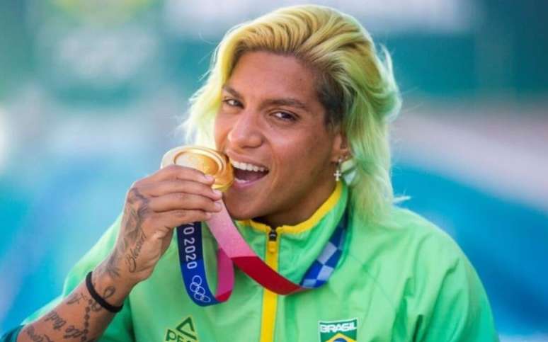 Maratona aqu&aacute;tica - Nos Jogos de T&oacute;quio-2020, Ana Marcela Cunha sagrou-se campe&atilde; ol&iacute;mpica e entrou para a hist&oacute;ria.